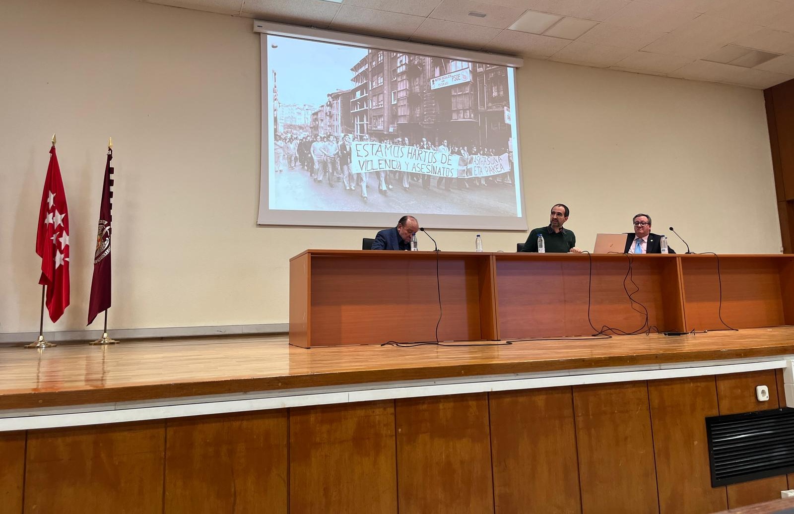 Inauguradas las Jornadas Psicología y Terrorismo con la participación de María Paz García-Vera, Clara Gesteira y Jesús Sanz en su 1.º día